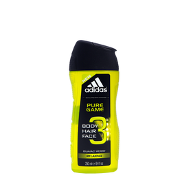 ADIDAS Pánský sprchový gel a šampón Pure Game 250 ml