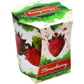 ADMIT VERONA Svíčka ve skle Strawberry 90 g