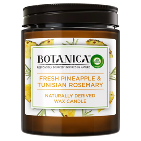 AIR WICK botanica Svíčka s víkem Fresh Pineapple & Tunisian Rosemary 205g