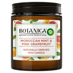 AIR WICK botanica Svíčka s víkem Moroccan Mint & Pink Grapefruit 205g