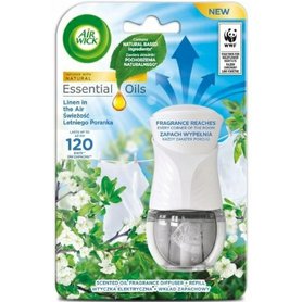 AIR WICK Elektrický osvěžovač vzduchu + náplň Linen in the Air 19 ml