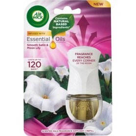 AIR WICK Elektrický osvěžovač vzduchu + náplň Smooth Satin & Moon Lilly 19 ml