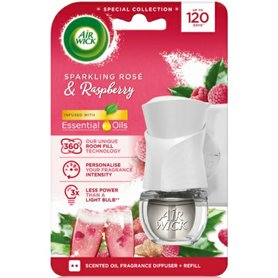 AIR WICK Elektrický osvěžovač vzduchu + náplň Sparkling Rosé & Raspberry 19 ml