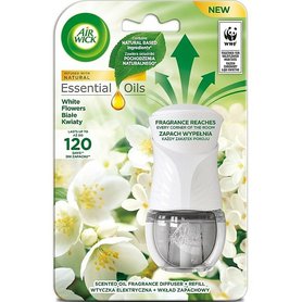 AIR WICK Elektrický osvěžovač vzduchu + náplň White Flowers 19 ml