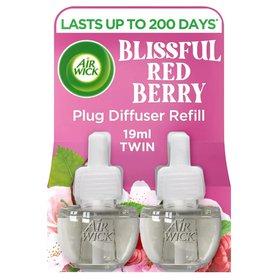 AIR WICK Náhradní náplň do elektrického osvěžovače Blissful Red berry 2x19 ml