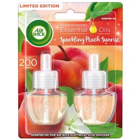 AIR WICK Náhradní náplň do elektrického osvěžovače Sparkling Peach Sunrise 2x19 ml