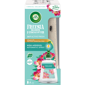 AIR WICK Automatický strojek + náplň na vodní bázi Freesia bloom & Eucalyptus 228ml