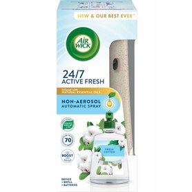 AIR WICK Automatický strojek + náplň na vodní bázi Fresh Cotton 228ml