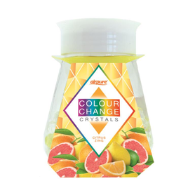 AIRPURE Gelový svítící osvěžovač s krystalky - Citrus Zing 300g