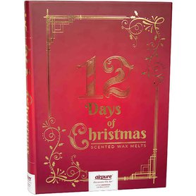 AIRPURE Dárková sada - kniha 12 ks vonných vosků 12 Days of Christmas