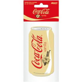 AIRPURE Papírová vůně do auta Coca Cola Vanilla plechovka