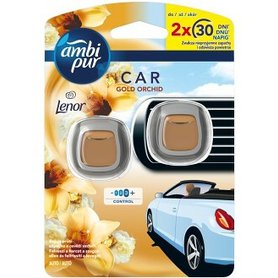 FEBREZE AMBI PUR car Vonné kolíčky do auta Lenor Gold orchid 2x2 ml