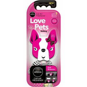AROMA Love Pets vůně do auta Bulldog - Pink Blossom