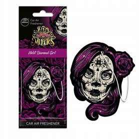 AROMA Papírová visačka Dia de los muertos - Violet diamond girl