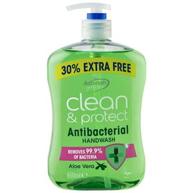 ASTONISH Clean & protect Antibakteriální tekuté mýdlo s Aloe Vera 650 ml