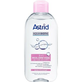 ASTRID aqua biotic 3v1 Micelární voda na tvář, oči a rty 200 ml