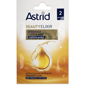 ASTRID Hydratační pleťová maska Beauty Elixir 2x8 ml