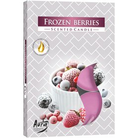 AURA vonné čajové svíčky Frozen Berries 6 ks