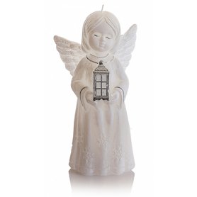 BARTEK CANDLES svíčka anděl s lucernou Bethlehem Angel 170