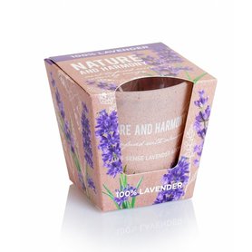 BARTEK CANDLES svíčka ve skle Nature & Harmony - 100% Lavender 115 g