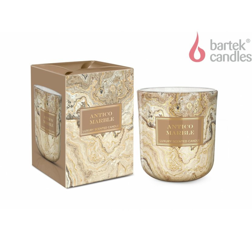 BARTEK CANDLES luxusní svíčka v mramorové krabičce Antico Marble 150g