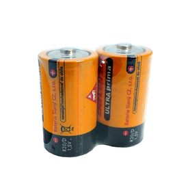 BATERIA Slaný baterie D R20, 1,5V 2 ks