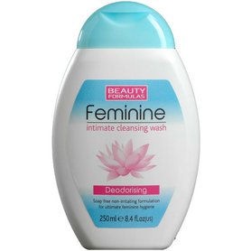 BEAUTY FORMULAS Feminine Intimní mycí gel Deodorising 250 ml