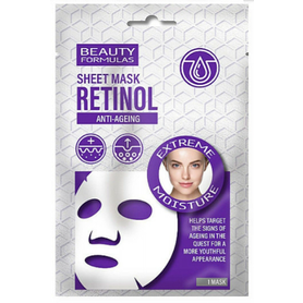 BEAUTY FORMULAS Pleťová maska proti stárnutí pleti s retinolem
