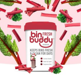 BIN BUDDY fresh Práškový osvěžovač do odpadkových košů Rhubarb 450 g