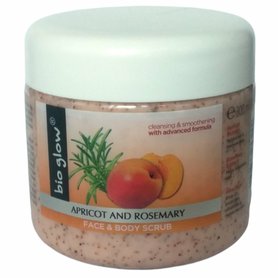BIO GLOW Tělový peeling Apricot & Rosemary 300 ml