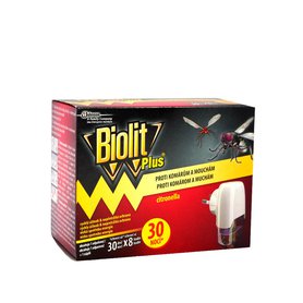 BIOLIT Plus elektrický odpařovač proti mouchám a komárům 30 nocí - 31 ml