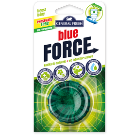 GENERAL FRESH blue force Tableta do WC splachovače Forest 40g