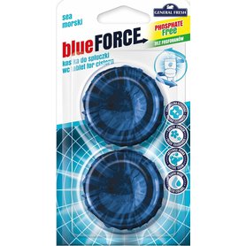 GENERAL FRESH blue force Tablety do WC splachovače Ocean 2x40g