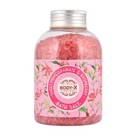 BODY-X Sůl do koupele Sweet Pomegranate & Raspberry 600g