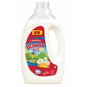 BONUX Prací gel Sensitive pro citlivou pokožku Soft Chamomile 1,1 l