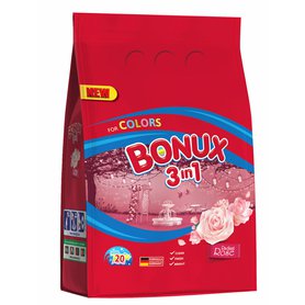 BONUX Prací prášek na barevné prádlo Radiant Rose 1,5 kg