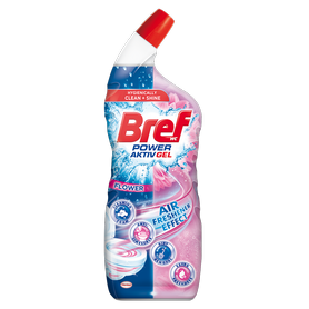 BREF Čistící Prostředek na WC Power aktiv gel - Flower 700 ml