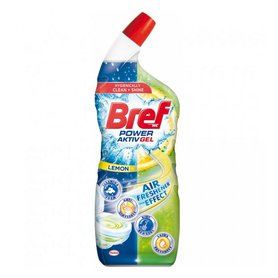 BREF Čistící Prostředek na WC Power aktiv gel - Lemon 700 ml