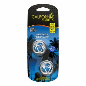 CALIFORNIA SCENTS Vonné kolíčky do auta Newport New car 2x3ml