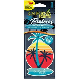 CALIFORNIA SCENTS Papírová visačka Palms - Ocean wave