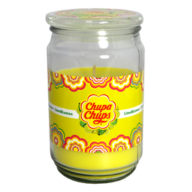 CHUPA CHUPS velká svíčka ve skle Lime & Lemon 130h hoření