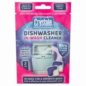 CRYSTALE Tablety na čištění myčky In-wash 2 ks