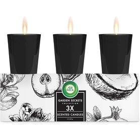 AIR WICK Dárkový set svíček Secret Garden 3x220 g