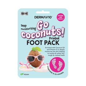 DERMA V10 Maska na nohy Go Coconuts!