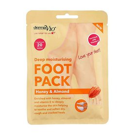DERMA 10 Maska na nohy Foot pack - Honey & Almond