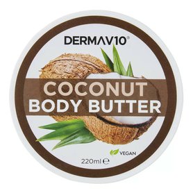 DERMA V10 tělové máslo Coconut 220 ml