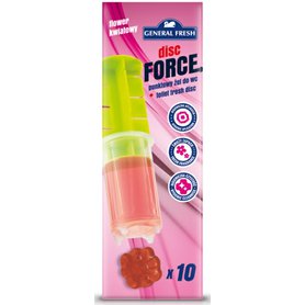 GENERAL FRESH disc force Bodový WC blok Flower 60 ml