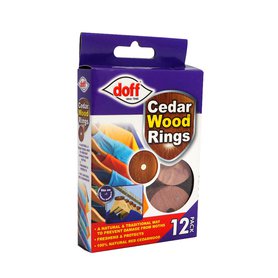 DOFF Proti molům Cedar Wood Rings 12 ks