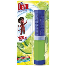 DR. DEVIL Bodový WC blok Lime Twister 75 ml