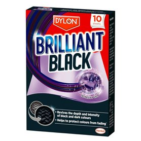 DYLON Brilliant Black Ubrousky na praní pro obnovu černé barvy 10 ks